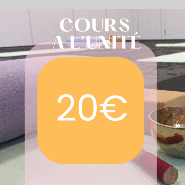 Cours à l'unité